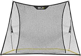 SKLZ Home Range Golf Net لممارسة الفناء الخلفي مع شبكة مزدوجة لعودة الكرة الناعمة وحقيبة الحمل