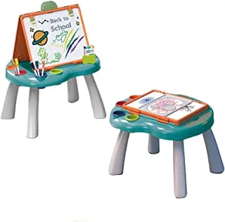 Family Center Drawing Board 2in1 Play set-Green Green Large 23-2120546