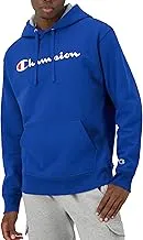 هودي رجالي من Champion Graphic Powerblend Fleece Hood بغطاء رأس من الصوف Graphic Powerblend