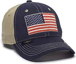 Outdoor Cap FRD10A, Navy/Khaki, One Size Fits Most