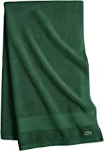 منشفة استحمام قطنية من لاكوست هيريتيج سوبيما ، أخضر كروك ، 30 × 54 بوصة
