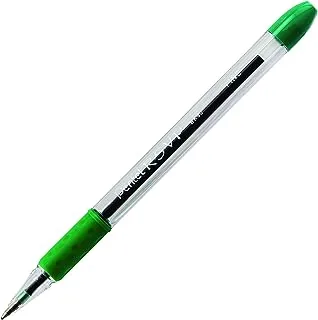 قلم حبر جاف Pentel RSVP ، طرف رفيع 0.7 مم ، حبر أخضر ، صندوق 12 (BK90-D)