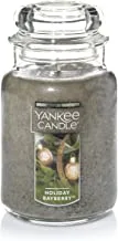 Yankee Candle Holiday Bayberry المعطرة ، برطمان كلاسيكي كبير 22 أونصة شمعة بفتيل واحد ، أكثر من 110 ساعة من وقت الاحتراق