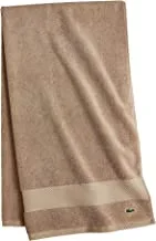 Lacoste Heritage Supima Cotton Bath Sheet, Sand, 35