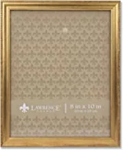 Lawrence Frames Classic Bead Picture Frame, Gold, 8x10, 537080