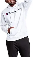 هودي رجالي من Champion Graphic Powerblend Fleece Hood بغطاء رأس من الصوف Graphic Powerblend