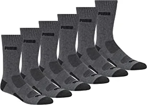 PUMA Men's 6 Pack Crew Socks