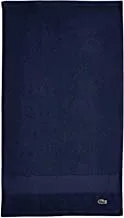 منشفة يد قطنية لاكوست هيريتيج سوبيما ، كحلي ، 16 بوصة × 30 بوصة