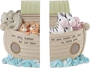 Precious Moments 201443 Your Story Has Just Begun Resin Bookends Baby Décor, One Size, Multicolored