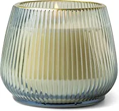 شمعة معطرة من مجموعة Paddywax Cypress & Fir Holiday Collection ، 12 أونصة ، زجاج مضلع أخضر