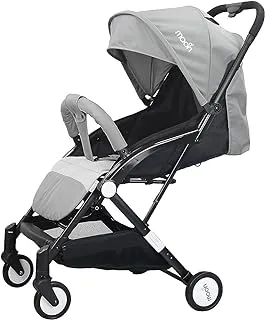 MOON Travel-Lite Stroller/Compact fold/Travel Cabin (suitable for Air travel) Stroller/Pram/Push Chair suitable for newborn/infant/babies/kids (From birth to 3 Years)(0-18kg)- Light Grey