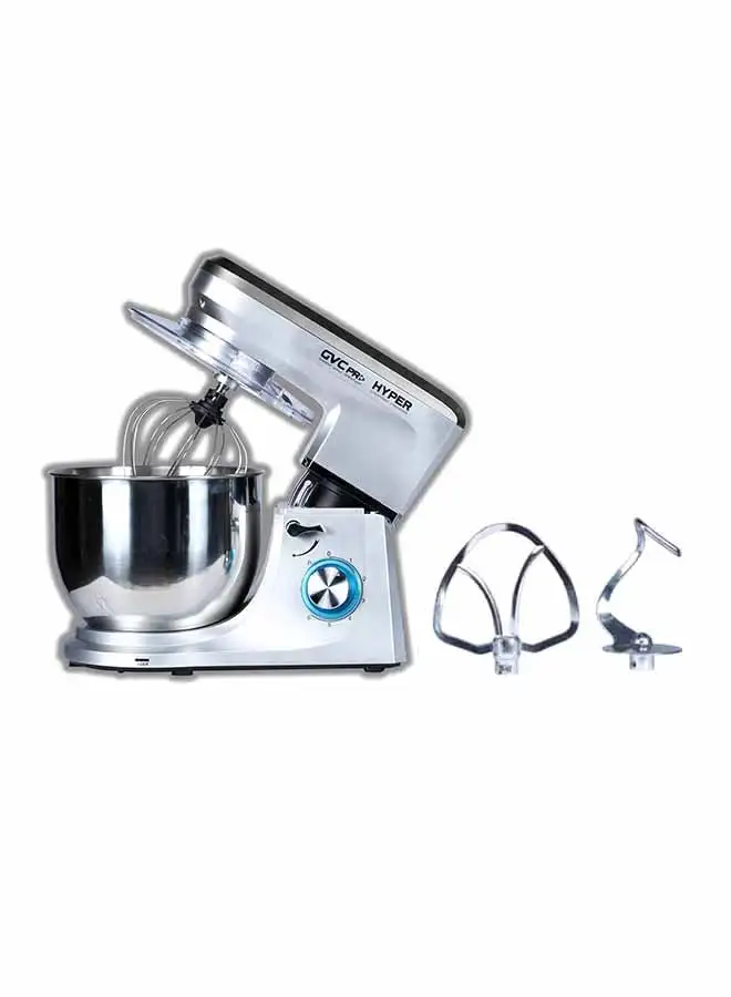 gvc pro Stand Mixer With Stainless Steel Bowl 1100 W GVMX-1550S Silver