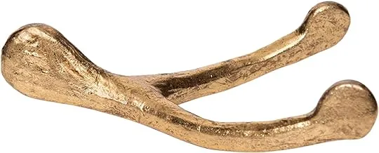 Creative co-op da5295 gold resin wish bone decoration, One Size
