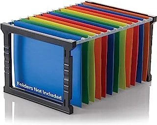 Officemate Plastic Hanging File Folder Frame, 18 Inch, Letter and Legal Size. 1 Set (91961), Assorted Colors