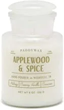 Paddywax Candles Farmhouse Collection Scented Candle, 8-Ounce, Applewood & Spice