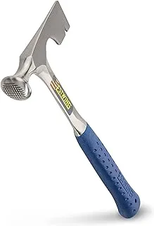 Estwing Drywall Hammer - 14 oz Wall Board Tool with Milled Face & Shock Reduction Grip - E3-11