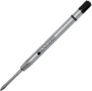 Monteverde capless ceramic gel refill to fit parker ballpoint pen, broad, black, 6 pack (p443bk)