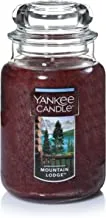 Yankee Candle Mountain Lodge Scented, Classic 22oz Large Jar Single Wick Candle, Over 110 Hours of Burn Time