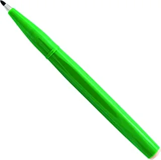 Pentel Sign Pen Fiber-Tipped Pen, Green Ink, Box of 12 (S520-D)