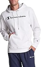 هودي رجالي من Champion Graphic Powerblend Fleece Hood بغطاء رأس من الصوف Graphic Powerblend