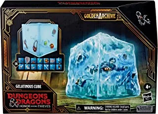 Dungeons & Dragons Honor Among Thieves Golden Archive Gelatinous Cube Collectible Figure Compatible with 6-Inch Scale D&D Action Figures