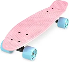 Xootz Kid's Retro Plastic Complete Cruiser Skateboard