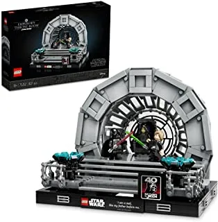 LEGO 75352 Star Wars Emperor's Throne Room Diorama, Return of the Jedi 40th Anniversary Lightsaber Dual Set, Collectible Gift for Adults with Luke Skywalker and Darth Vader Minifigures