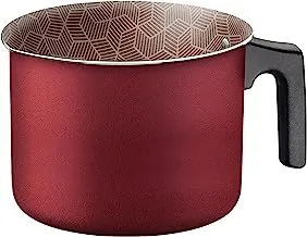 Tramontina Paris 14cm 1.9L Red Aluminum Multipurpose Boiler with Interior and Exterior Starflon Max Red PFOA Free Nonstick Coating