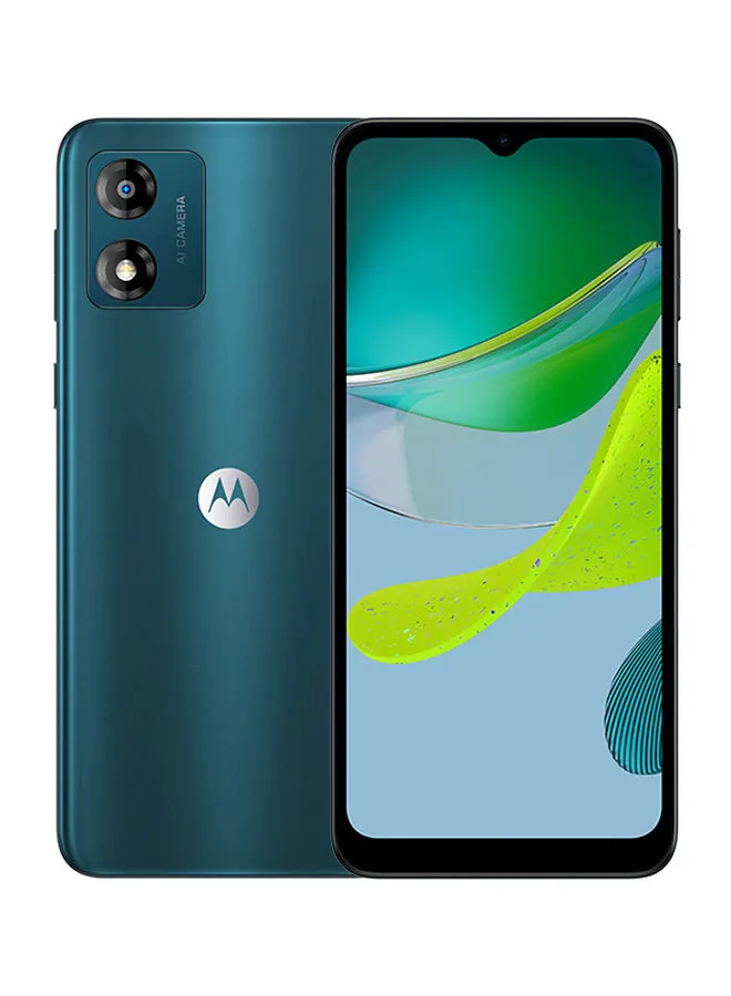 Motorola E13 Dual Sim Aurora Green 2GB RAM 64GB 4G LTE - KSA Version