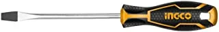 Ingco HS685100 5.5mm Slotted Round Shank Screwdriver, 5 mm Diameter x 100 mm Length
