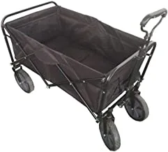 Folding camping multi-function shopping cart R-2022 Black