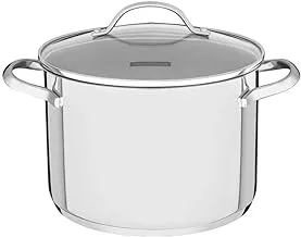 Tramontina Una 20cm 4.6L Stainless Steel Stock Pot with Tri-ply Bottom