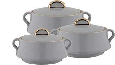 Al Saif Midas Hotpot With Two Handles,Colour: Grey, Size:0.5,1,1.5Liter