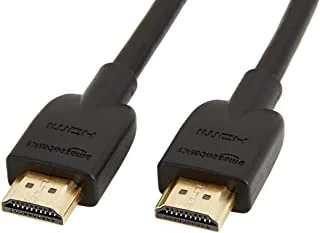 Amazon Basics CL3 Rated High Speed 4K HDMI Cable (18Gbps, 4K/60Hz) - 3.05 M, Black