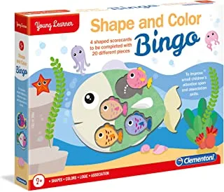 Clementoni Young Learners- Shapes and Colors Eduction Toy- For Kids 2 Years+ Years Old