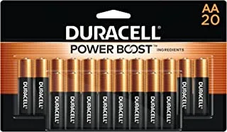 Duracell - CopperTop AA Alkaline Batteries - Long Lasting, All-Purpose Double A battery for Household and Business - 20 Count