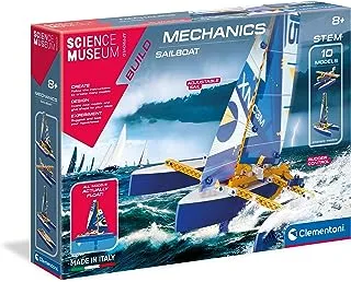 Clementoni Science Museum (Mechanics Laboratory)- Sailboat Building Toy- Build 10 Different Models
