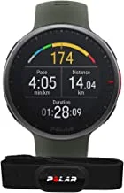 POLAR Vantage V2 - Premium Multisport Smart Watch with GPS, Wrist-Based Heart Rate Measurement for Running, Swimming, Strength Training - Music Controls, Weather, Phone Notifications, Green, M/L