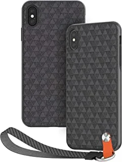 Moshi Altra Slim Hardshell Case for iPhone Xs Max with Strap - Black