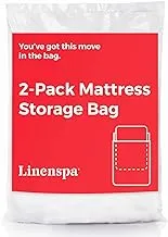 Linenspa Mattress Bag - 2 Pack King/Cal King Mattress Bag for Moving and Storage - Mattress Protection - King/Cal King Mattress Storage Bag – Mattress Storage bag King/Cal King