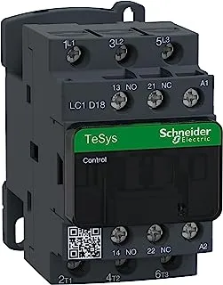 شنايدر إلكتريك TeSys D 18A 48V 3-Poles Contactor ، أسود