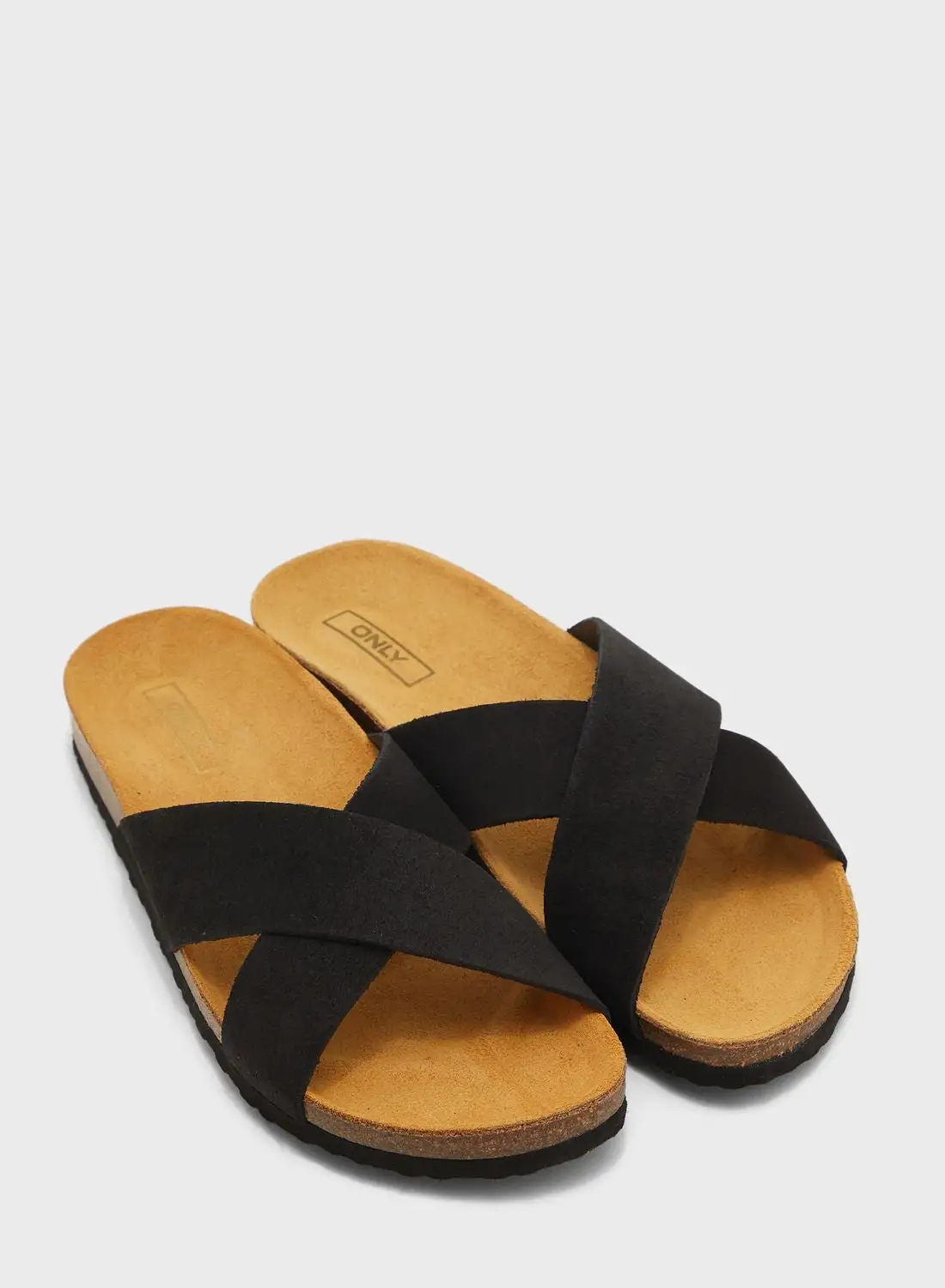 ONLY Onlmadison-1 Cross Slip On Flat Sandals