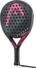 Head Zephyr Padel Racket 2023, Black/Pink- 345 gm, Round, Pink, One Size