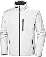 Helly Hansen Men's Crew Midlayer Fleece Lined Waterproof Windproof Breathable Rain Coat Jacket