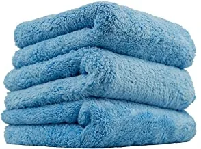 Chemical Guys MIC35003 Happy Ending Edgeless Microfiber Towel, Blue (16 in. x 16 in.) (Pack of 3)