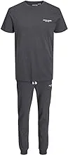 JACK & JONES Men's Jachexa Lw Ss Tee and Sweat Pants Set Jogging Suit