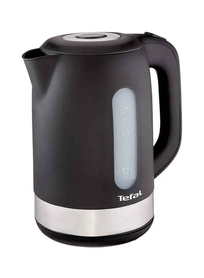 Tefal Kettle | Equinox Water Boiler | with removable anti-scale filter | 2 Years Warranty 1.7 L 2400 W KO330827 Black
