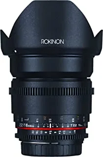 روكينون DS16M-C عدسة بزاوية عريضة 16 ملم T2.2 سينمائية لكاميرا كانون EF-S SLR الرقمية