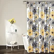 Lush Decor Leah Floral Shower Curtain, 72