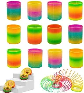 Colourful Rainbow Spring Coil (Pack of 12)